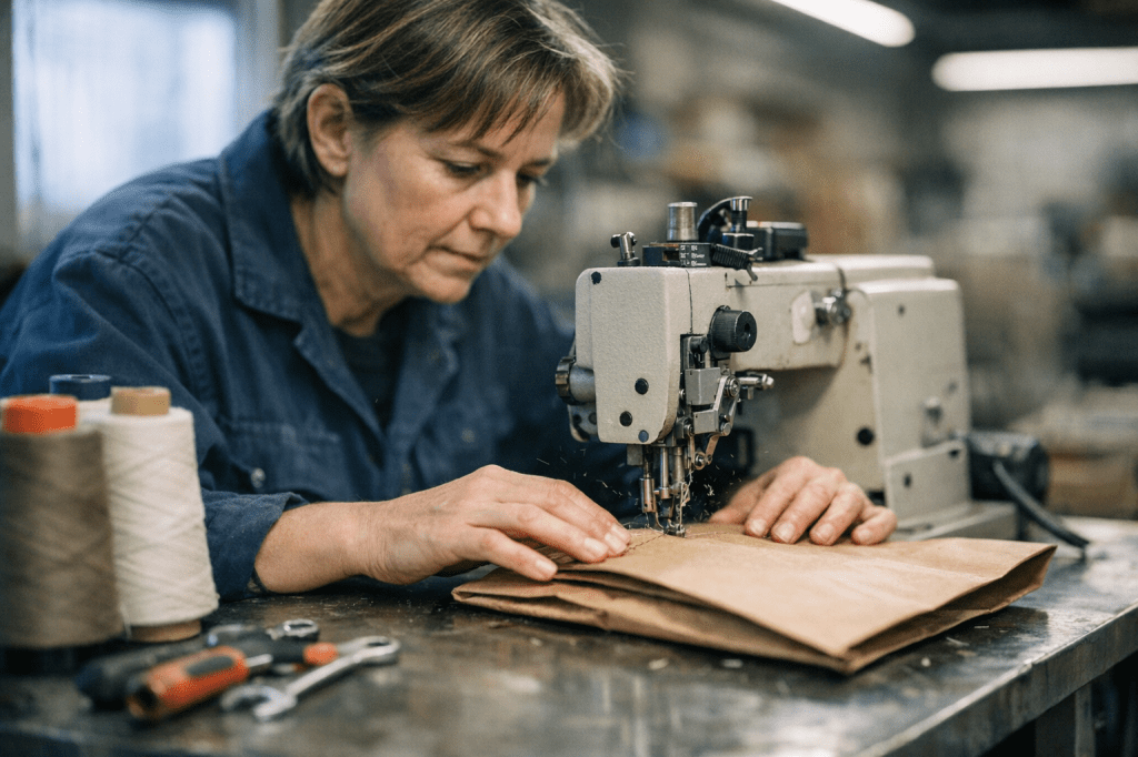Welke zakkennaaimachine past het beste bij jouw werkzaamheden: een blindstik-, kettingsteek- of lockmachine?