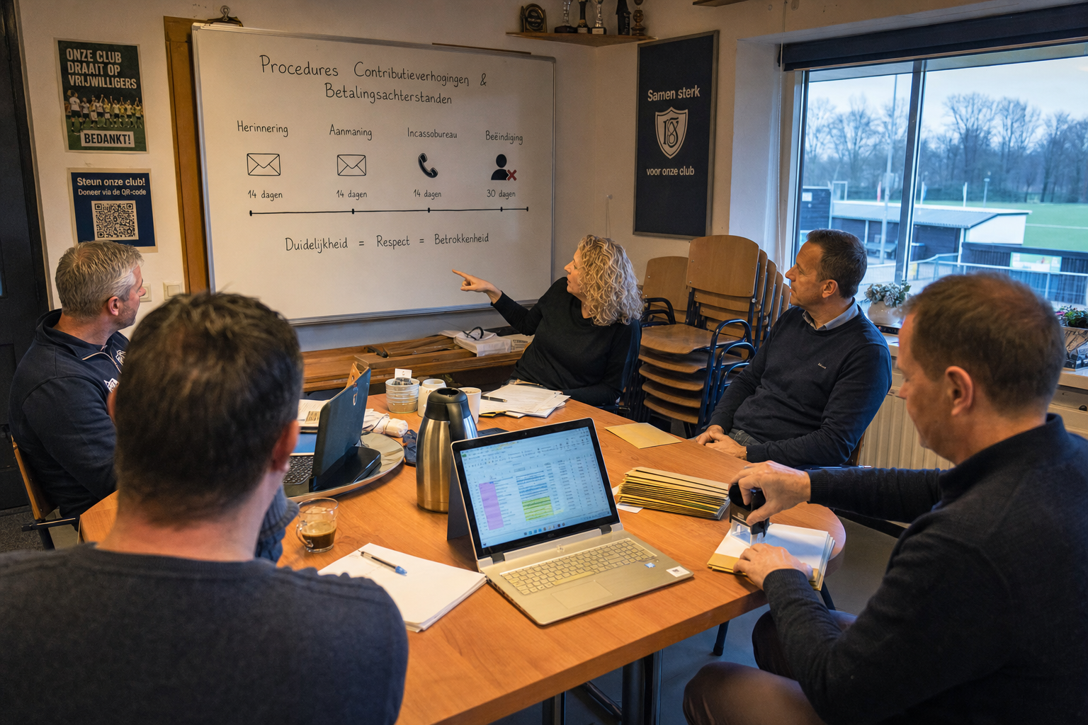 Contributieverhogingen vereniging proces