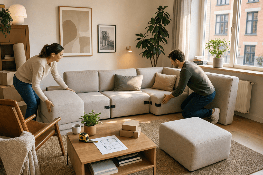 Is een modulaire elementbank een slimme keuze voor een kleine woonkamer, en hoe stel je hem zo samen dat hij flexibel blijft bij een toekomstige&nbsp;verhuizing?