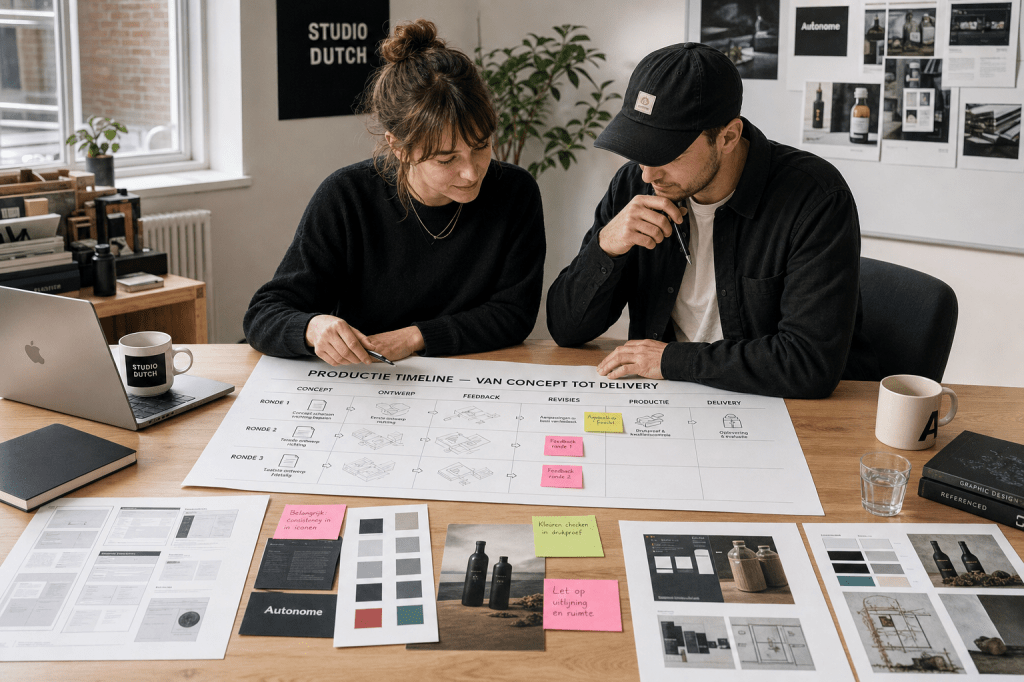 Hoe lang duurt het proces om een infographic te laten maken, van concept tot&nbsp;oplevering?
